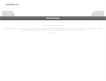 Tablet Screenshot of harpdesign.com